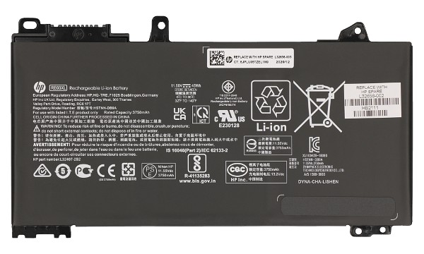 HSTNN-0B1C Batterie (Cellules 3)