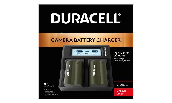 Optura 100MC Chargeur de batterie double Canon BP-511