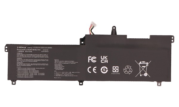 ROG Strix GL702ZC Batterie (Cellules 4)