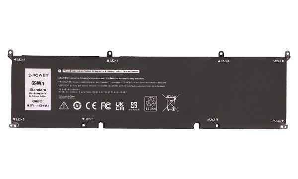 Inspiron 16 7000 (7610) Batterie (Cellules 6)