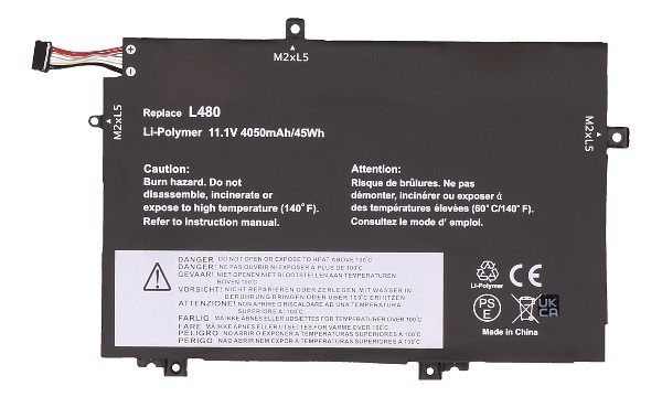 ThinkPad L15 Gen 1 20U8 Batterie (Cellules 3)