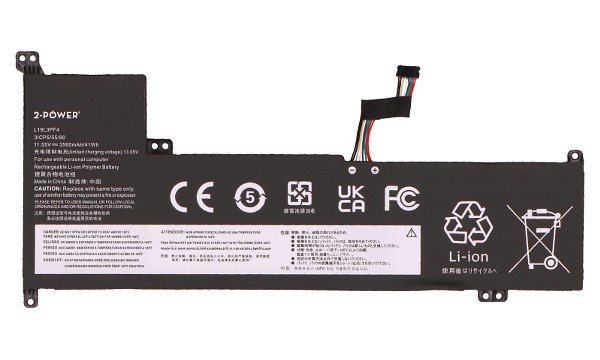 Ideapad 3-17ADA05 81W2 Batterie (Cellules 3)