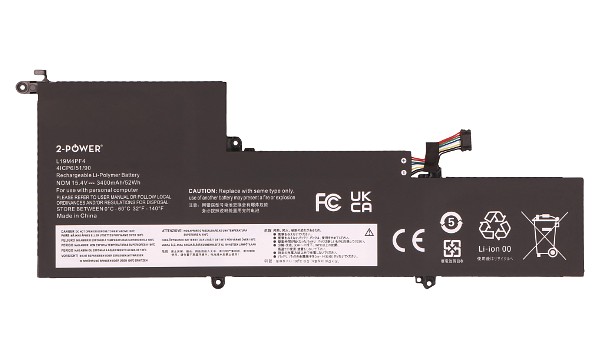 Ideapad Slim 7-14ILL05 82A4 Batterie (Cellules 4)