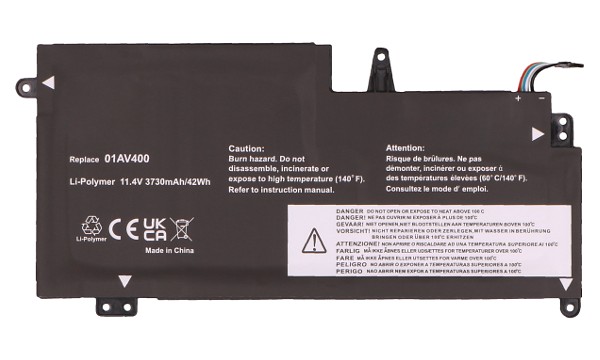 ThinkPad 13 Gen 2 Chromebook Batterie (Cellules 3)